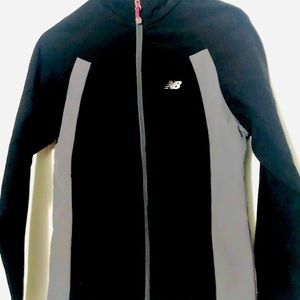 New Balance zipped up black & gray jacket size Small